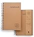 le vent A5 Spiral Dot & Lined Journals - 200 Creamy Pages - Non-bleed 100gsm Paper - Durable Hardcover (5