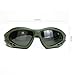 binboll UV Protective Outdoor Glasses Sunglasses Outdoor Tactical Goggles (Green)