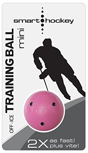 Smarthockey 3oz Swedish Mini Hockey Training Speed Ball - Pink 3-Pack