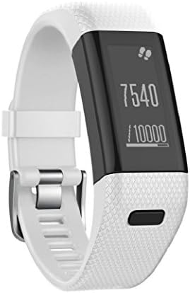 Pumsun Replacement Band For Garmin Vivosmart HR+, Silicone Sport Wrist Band for Garmin Vivosmart HR+ (White)