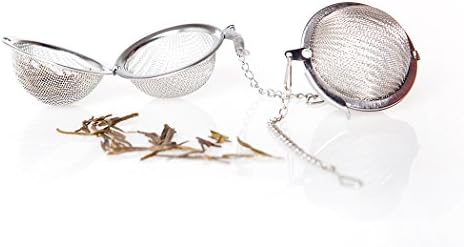 Tea Ball Infuser,ERZA SCARLET Stainless Steel Mesh Tea Ball,Perfect Strainer for Tea with Cozy Tea Time,Set of 2