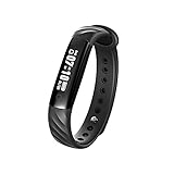 iGANK Fitness Tracker, I5A Fitness Watch Smart Bracelet Activity Tracker Sleep Monitor Pedometer Wristband for Android and iOS Smartphone (Black)