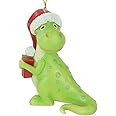 NIWUSUO Christmas T-Rex Dinosaur Figurines Hanging Ornaments (Dinosaur)