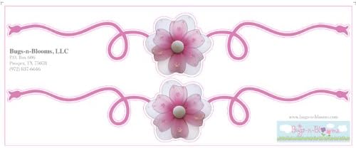 Amazon Com Bugs N Blooms Flower Wall Decals Kids Mural Scrolls 2