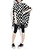 ellazhu Women Polka dot Print Short Sleeve Asymmetric Hem Blouse Shirt GA74
