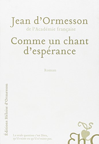 Comme un chant d'espérance
