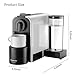 Homeleader Electric Coffee Machine K04-044, Espresso Machine for Nespresso Capsules, Espresso Maker with 27 OZ Water Tank, 20S Fast Making, 1400W