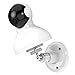 Wall Mount for YI Dome Camera and YI Cloud Home Camera, Myriann Wall Mounted Bracket Holder for YI Home Camera Height and Angle Adjustment with Nice Appearances for YI Home Security Camera,(White)