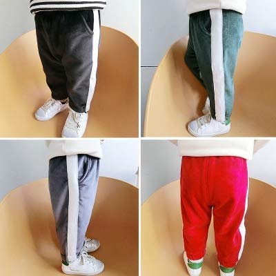 カジュアルなズボン 冬服 パンツ 単一色 裏起毛 男児 女児 赤ちゃん B07n2ytw9q 手厚い ズボン ロングパンツ 在庫あり 即出荷可