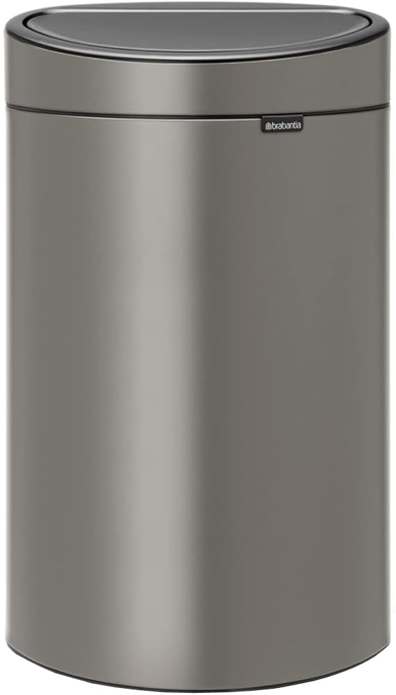 Brabantia 114908 Touch Bin New, 40 litre-Platinum, Stainless_Steel