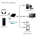 Bluetooth 4.1 Transmitter + Receiver, Digital Optical TOSLINK and 3.5mm Wireless Audio Adapter for TV Home and Car Stereo System, can pair with two headphones / speakers at once | BTI-029thumb 3