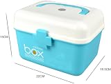 Zerodeko Lockable Medicine Storage Box 2 Layer Organizer for Safety view 2