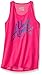 Under Armour Girls' Aloha Wordmark Tank, Harmony Red (962)/Meridian Blue, Youth Large