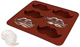 Mustache Ice Cube Chocolate Soap Tray Mold Party maker (Ships From USA)