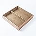 Huji Stackable Jewelry Trays Organizer Storage Rings Earrings Bracelets Watches Necklaces (1, Camel Brown Stack-able Trays)