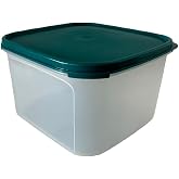 NewTupperware Modular Mates Square #2 Container 11-Cup / 2.6 L with Seal (Mysterious Green)