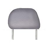 Pu Synthetic Leather Car Truck Seat Headrest Cover 1pc Gray