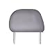 Pu Synthetic Leather Car Truck Seat Headrest Cover 1pc Gray