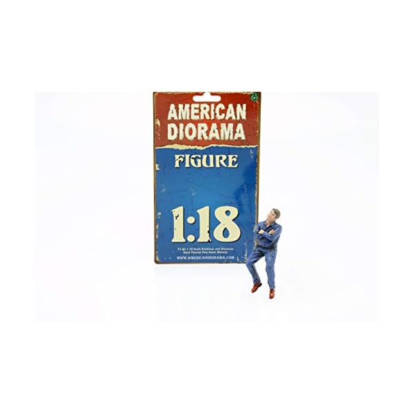 American Diorama Sitzender Mechaniker Figur #2 1:18