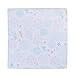 Disney Ariel Sea Princess Crib Sheet, White/Blue/Pink/Gold