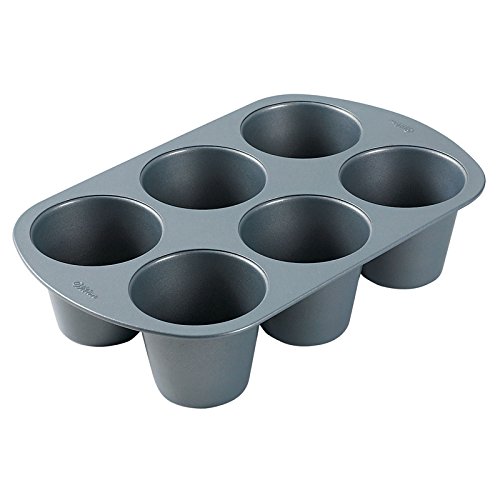 Wilton Giant Cupcake Pan, Jumbo Muffin and Cupcake Pan, 6Cup, Steel The Home Kitchen Store