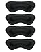 Leather Heel Grips Liner,Non Slip Inserts for Men Women Shoes Too Big,Shoe Filler Improved Shoe Fit and Comfort,Prevent Blisters (Black, Thciker)