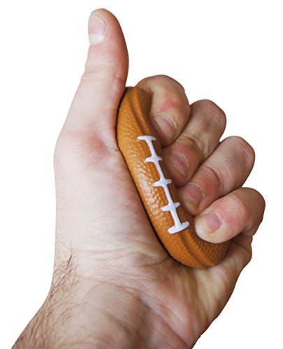 Novel Merk Football Anti-Stress 12 Pack Squeeze Ball for Kids Party Favors & School Carnival Prizes