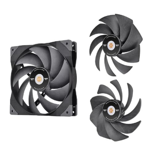 Thermaltake SWAFAN GT14 PC Cooling Fan, 3 Types of Detachable Fan Blades, 6.4 I…