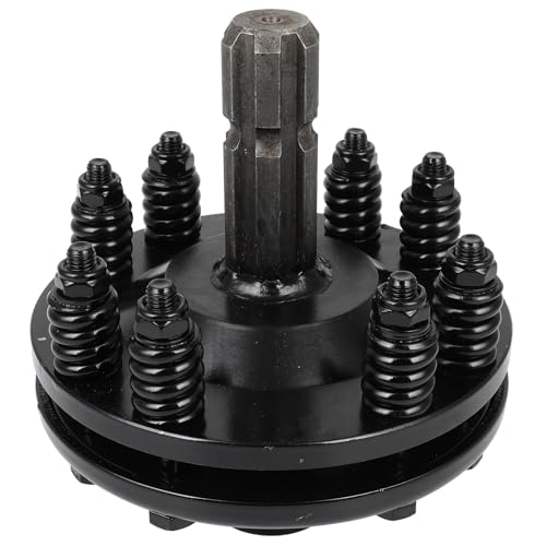 SCITOO Black PTO Slip Clutch, 1-3/8" 6 Splines Both Ends Slip Clutch, Adjustabl…