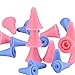 eBoot 20 Pieces Knit Knitting Needles Point Protectors for Knitting Craft, Pink and Blue