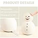 [NEW] Snowman LED Baby Night Light, GoLine Multicolor Nursery Lamp w/ Music, Soft Holiday Gift Idea Room Decor for Kids Women, Tap Control, Mute & Sound Modes, Battery Powered for 20-hour Use.(NL023)