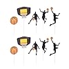 UPKOCH 25 Stks Sport Cake Toppers Cupcake Picks Leuke Decoratieve Basketbal Cake Decor Feestartikelen Cupcake Toppers…