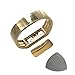 EPYSN Replacement Metal Band for Fitbit Flex Bracelet Bangle Gold