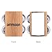 ammoon Cajon Box Drum Companion Accessory 4-bell Jingle Castanet for Hand Percussion Instruments