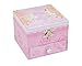 Jewelkeeper Musical Jewelry Box, Pink Rose Design with Pullout Drawer, Swan Lake Tune