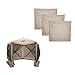 Gazelle G5 4 Person 5 Sided 115 x 106 Portable Canopy Gazebo Tent + Wind Panels