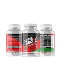 Surge Maxx testosterona Booster: La Mejor Suplemento Natural para la testosterona 1600 mg...
