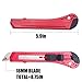 DIYSELF 14 Pack Box Cutter Retractable, Box Cutter Knife with 18mm Wide Utility Blades, Sharp Utility Knife Retractable, Box Cutters for Office, Home, Arts Crafts, Hobby, Cardboard, Paper
