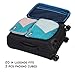 Hynes Eagle Travel Compression Packing Cubes Expandable Packing Organizer 3 Pieces Set Teal
