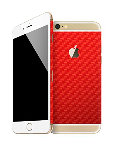 dbrand Carbon Red Back Split Mobile Skin for Apple iPhone 6