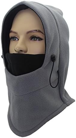 Cold Weather Masked Fleeces Hat Face and Neck Mask Warm Cap Outdoor for Unisex (C6)