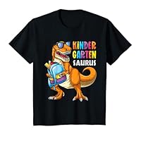 Kids First Day of Kindergarten Saurus T Rex Back to School Boys T-Shirt