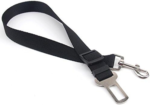 Junlinto 猫犬 ペット 安全 車 ストラップ シートベルト調整可能 ハーネス 鉛拘束具 40