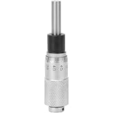 Internal Micrometer, Round Micrometer 0 01mm Accuracy Inner Diameter Measuring Tool for Gauge with Flat Head and Nut (Flat Head)