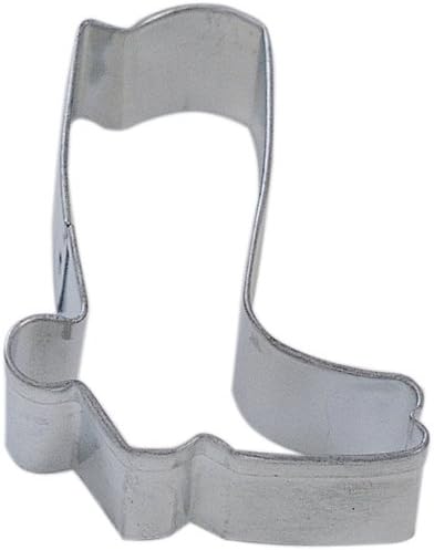 Cowboy Boot Cookie Cutter 1.75 Inch - Made in the USA – Foose Cookie Cutters Tin Plated Steel Cowboy Boot Cookie Mold