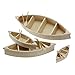 Darice Wood Canoe With Oars, 9 x 3 Inches