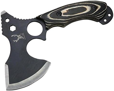 TheBoneEdge Tactical 8.5" Axe Stainless Steel Blade Wooden Handle
