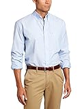IZOD Men's Essential Solid Long Sleeve Shirt, American Dream, Medium