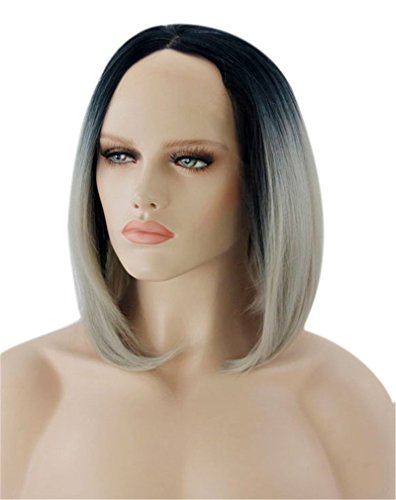 Kalyss cosplay costume women s short straight bob grey …