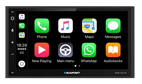 Blaupunkt Monte Carlo 750 6.75&#34; Capacitive Touchscreen/Android Auto/Apple Car Play/USB/Aux/BT Car Media Player